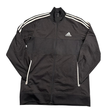 Adidas® Black 3-Stripe Panel Track Jacket-M