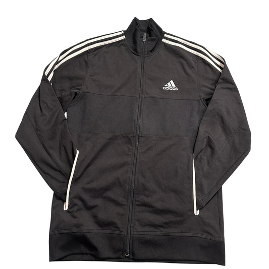 Adidas® Black 3-Stripe Panel Track Jacket-M