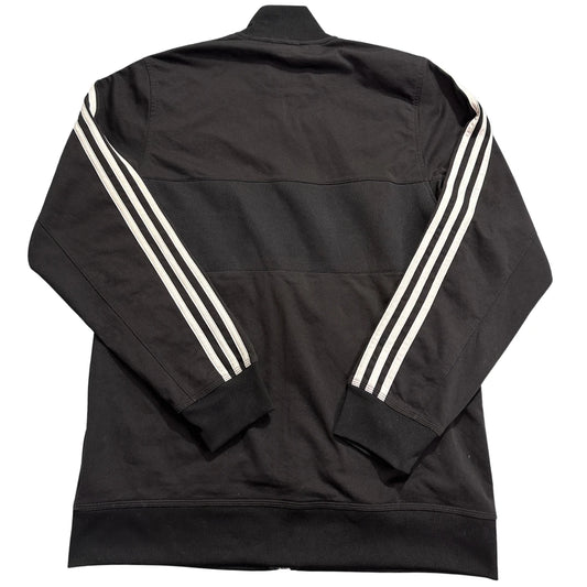 Adidas® Black 3-Stripe Panel Track Jacket-M