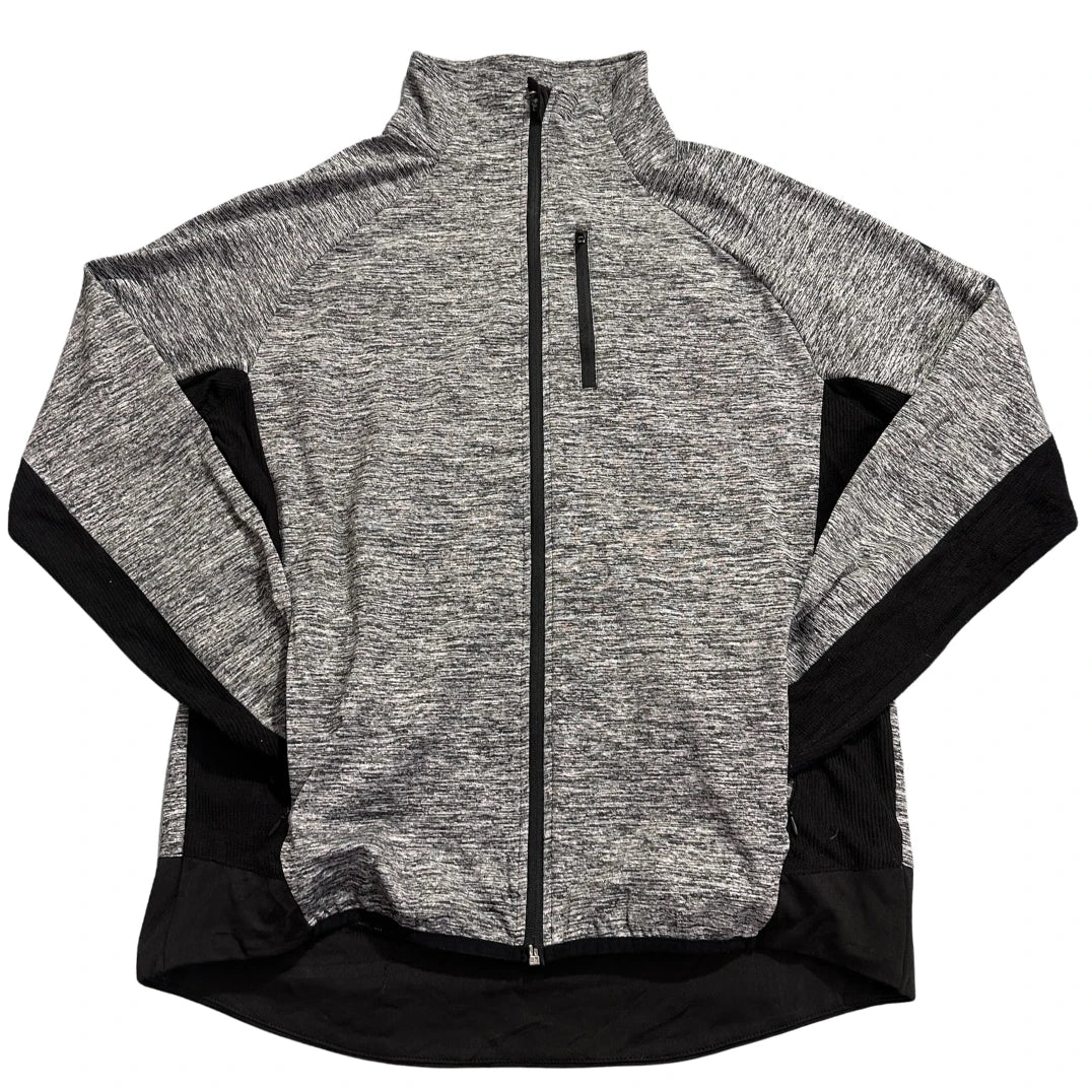 McKinley® Grey Black Running Zip Jacket-XL