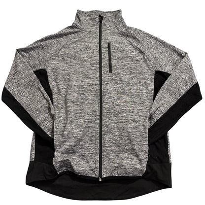 McKinley® Grey Black Running Zip Jacket-XL