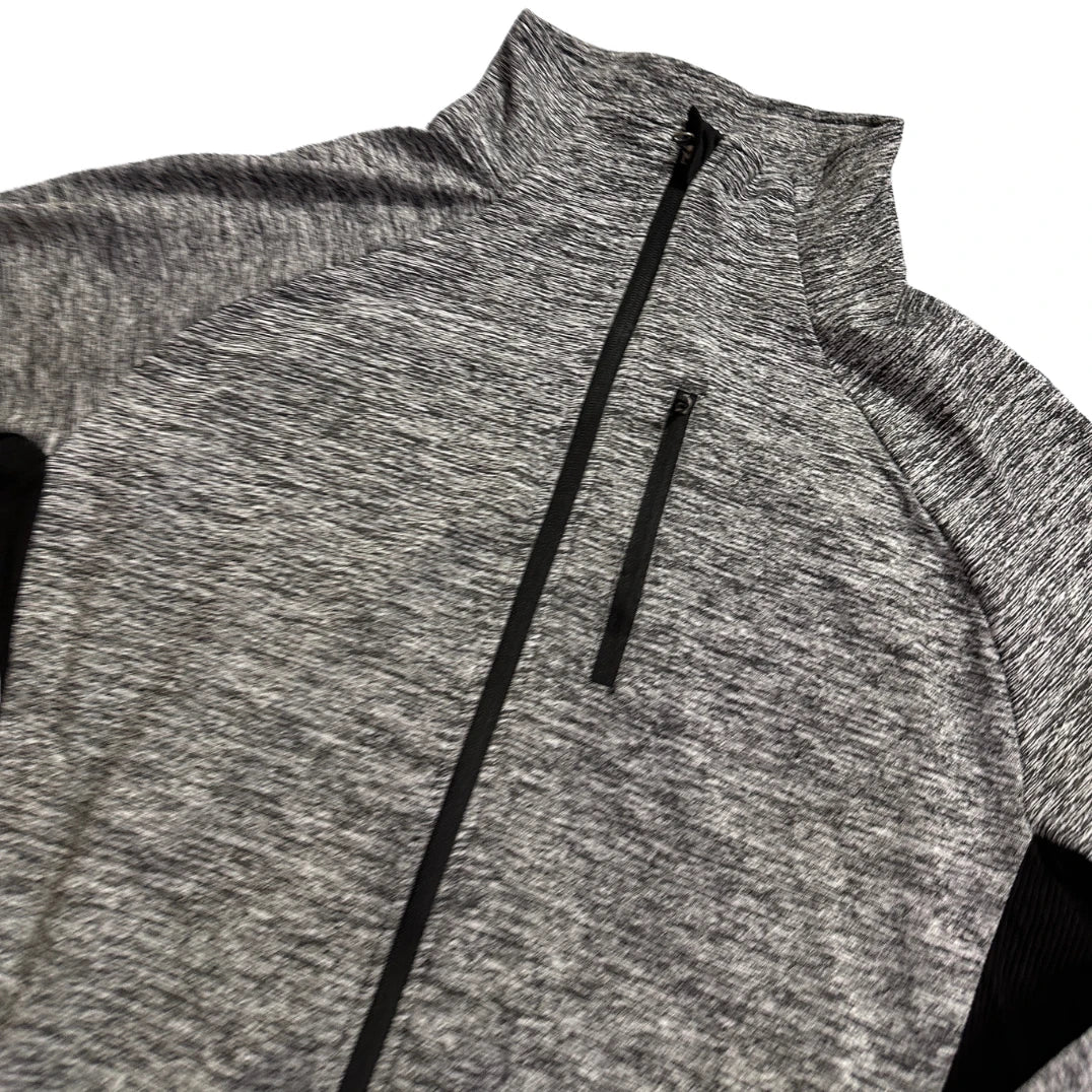 McKinley® Grey Black Running Zip Jacket-XL