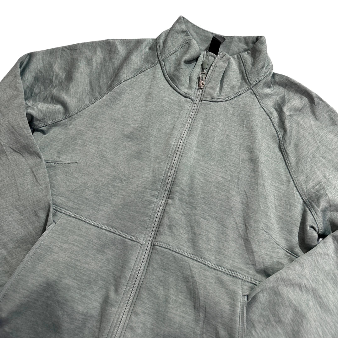 Kirkland Signature® Sage Grey Fleece Lined Zip Jacket-S