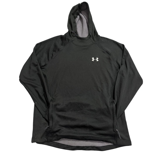 Under Armour® Black Logo Fleece Hoodie-L