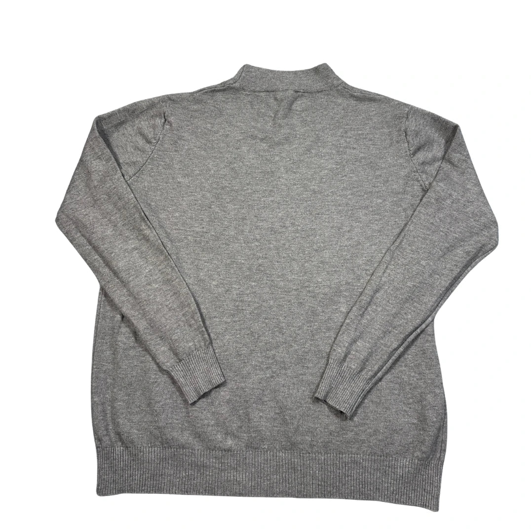 Unbranded Grey Mock Neck Knit Sweater-M