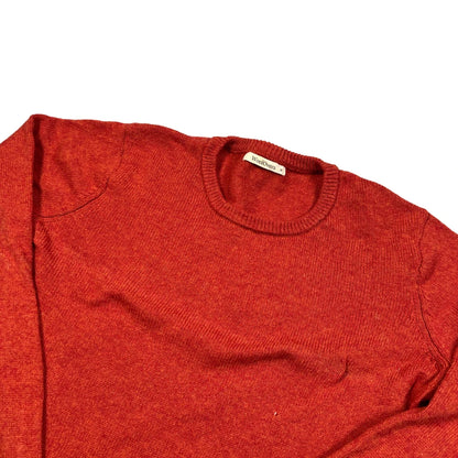 WoolOvers® Rust Lambswool Crew Sweater-M