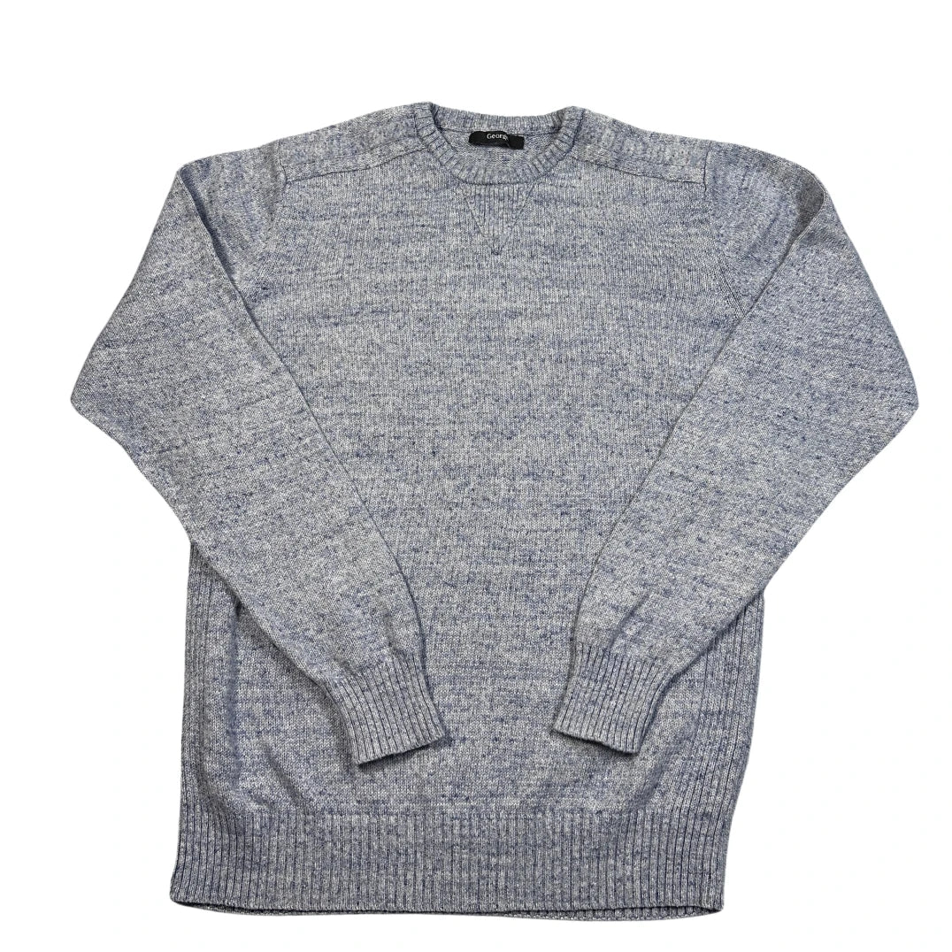 George® Blue Marl Knit Sweater-M
