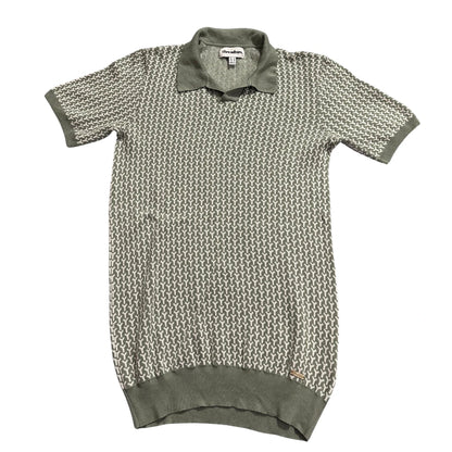 Threadbare® Sage Geometric Knit Polo-M