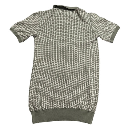 Threadbare® Sage Geometric Knit Polo-M