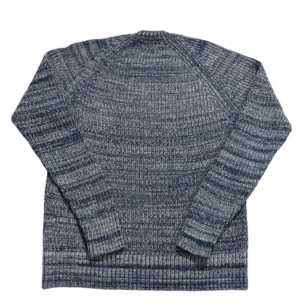 Mr P.® Blue Space Dye Knit Sweater-M