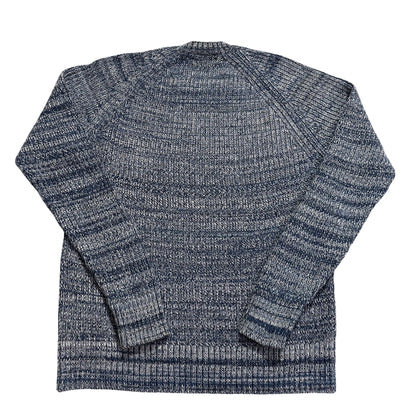 Mr P.® Blue Space Dye Knit Sweater-M