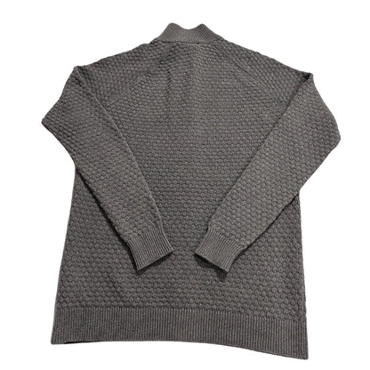 Livergy® Grey Textured Zip Knit Cardigan-M