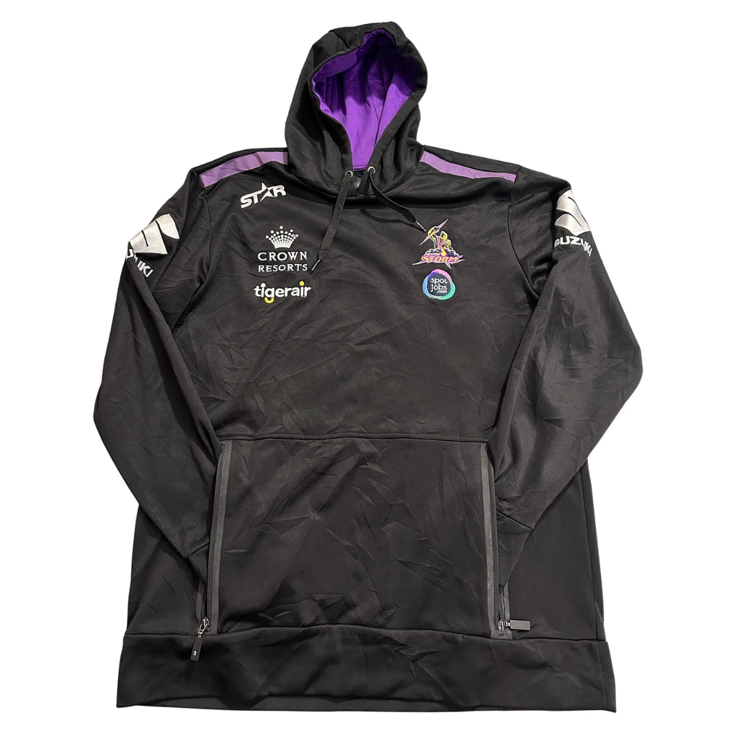 Star® Black Purple Zip Pocket Hoodie-2XL