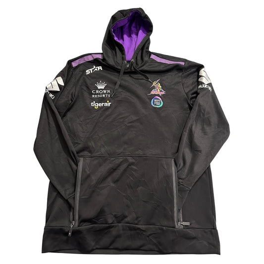 Star® Black Purple Zip Pocket Hoodie-2XL