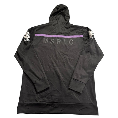 Star® Black Purple Zip Pocket Hoodie-2XL