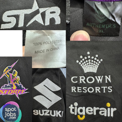 Star® Black Purple Zip Pocket Hoodie-2XL