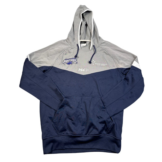 ISC® Grey Navy Colour Block Hoodie-S