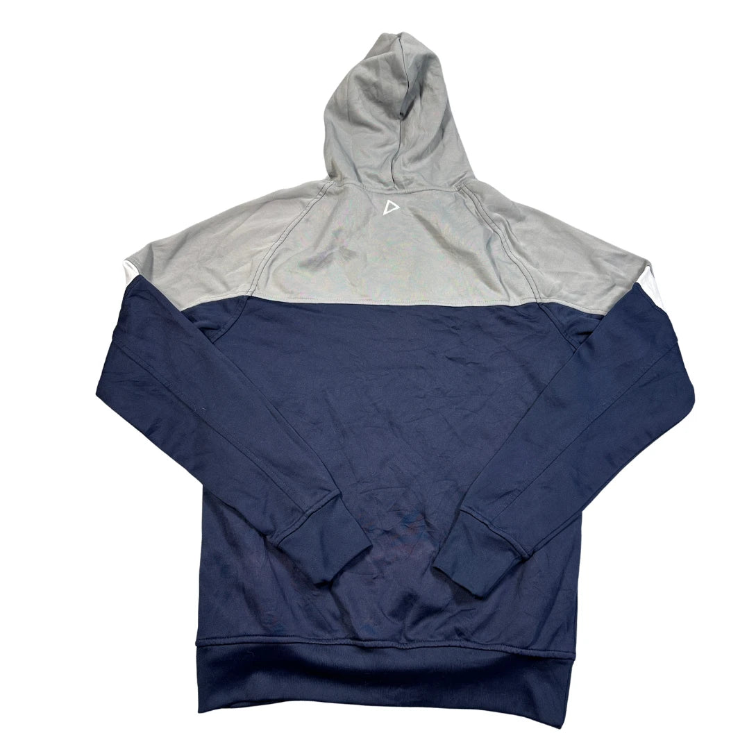 ISC® Grey Navy Colour Block Hoodie-S