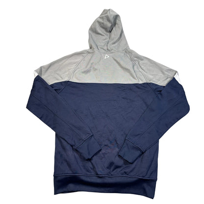ISC® Grey Navy Colour Block Hoodie-S