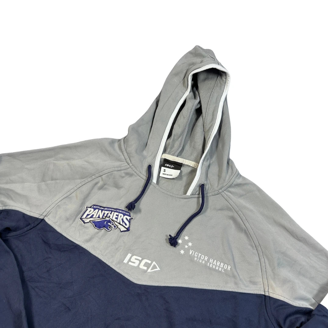 ISC® Grey Navy Colour Block Hoodie-S