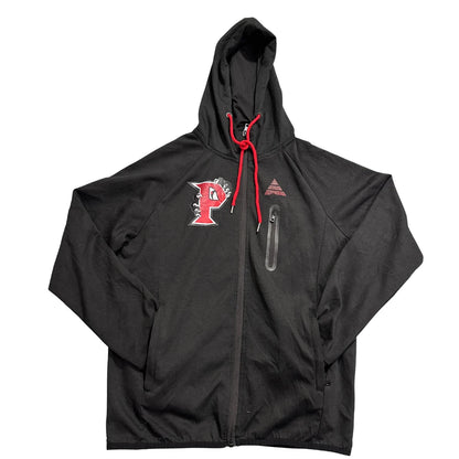 The Image® Black Red Graphic Zip Hoodie-S