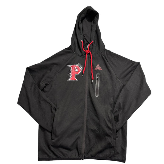 The Image® Black Red Graphic Zip Hoodie-S