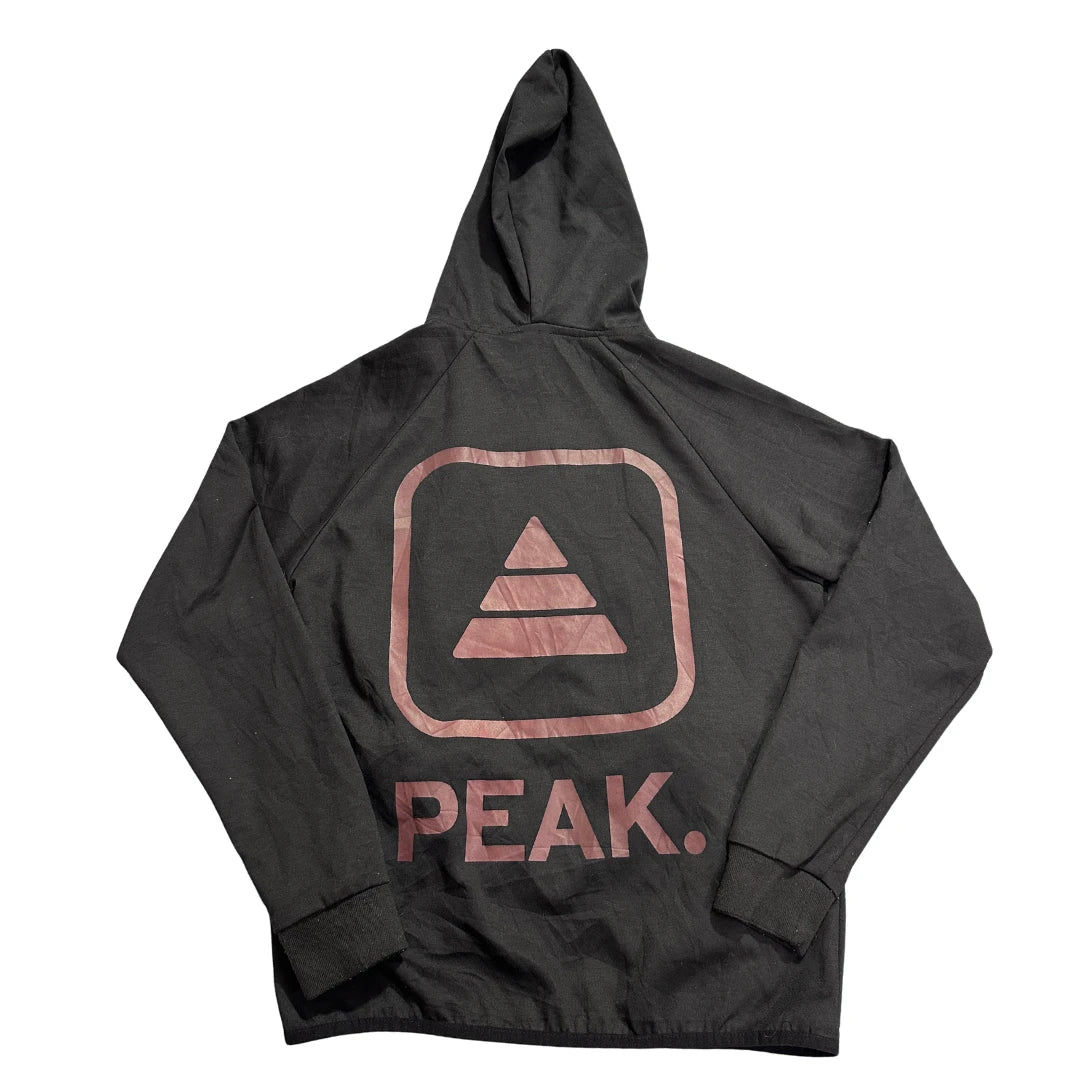 The Image® Black Red Graphic Zip Hoodie-S