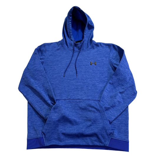 Under Armour® Royal Blue ColdGear Hoodie-L