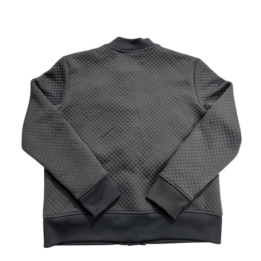 Under Armour® Grey Quilted Snap Bomber Jacket-M