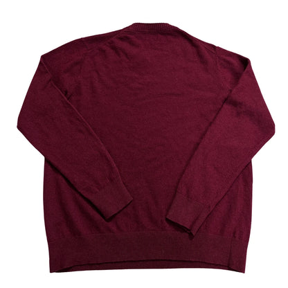 Tchibo® Burgundy Wool Crew Sweater-L