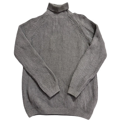 Zara® Grey Ribbed Turtleneck Sweater-L
