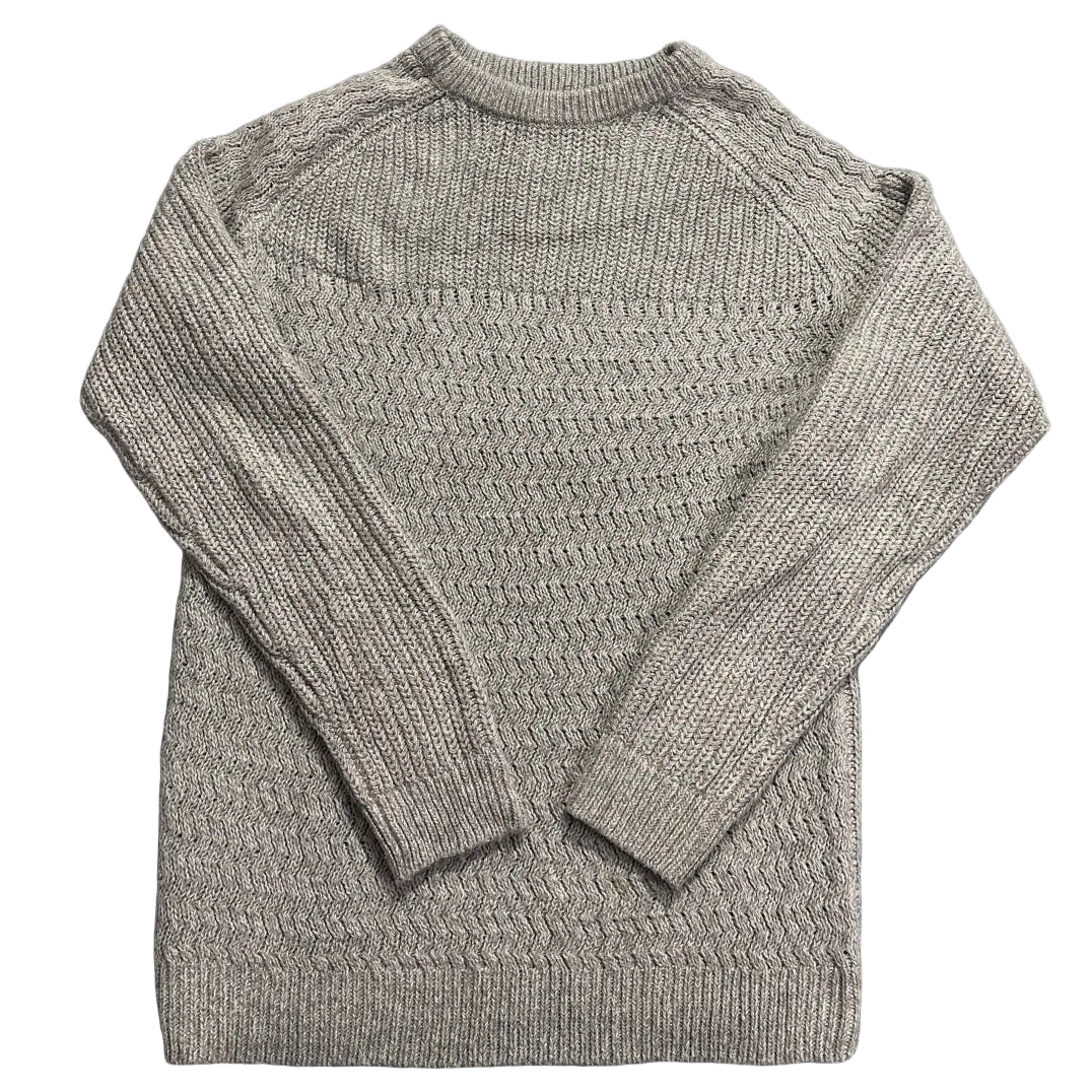 Kensington Eastside® Beige Chunky Knit Crew Sweater-M