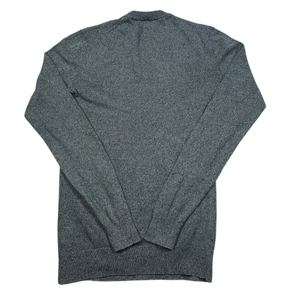 Unbranded Grey Marl Fine Knit Crew Sweater-S