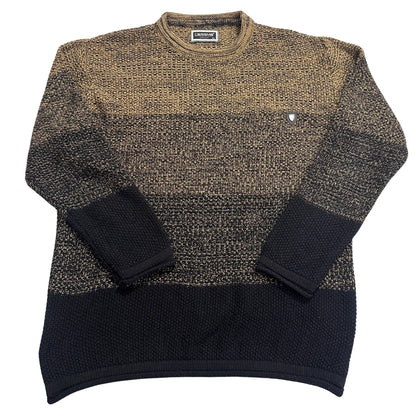 Carisma® Brown Black Ombre Knit Sweater-XL