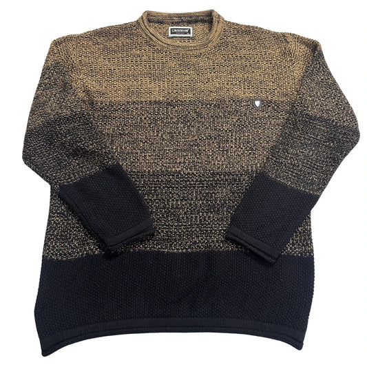 Carisma® Brown Black Ombre Knit Sweater-XL