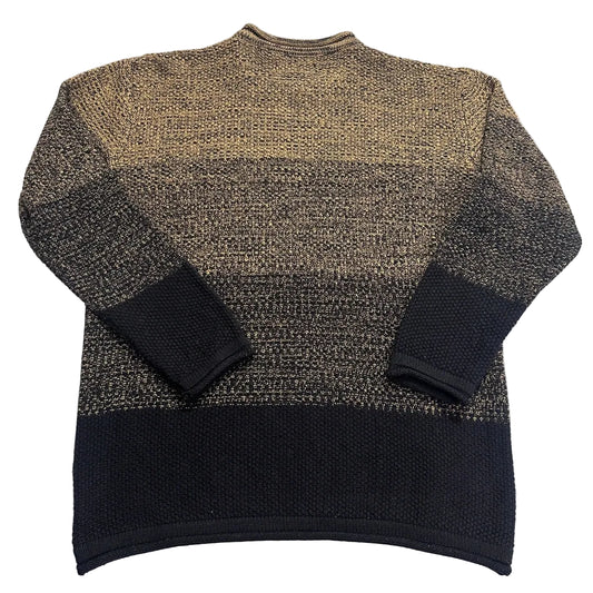 Carisma® Brown Black Ombre Knit Sweater-XL