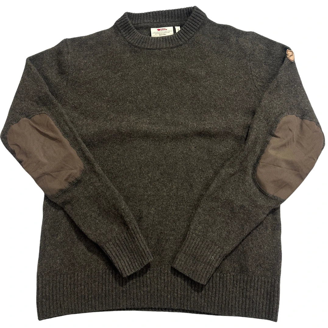 Fjällräven® Brown Övik Wool Crew Sweater-M
