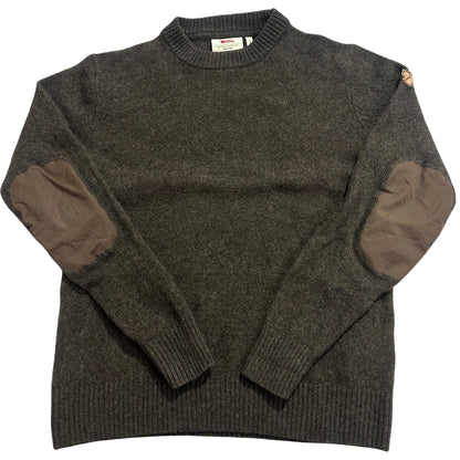 Fjällräven® Brown Övik Wool Crew Sweater-M
