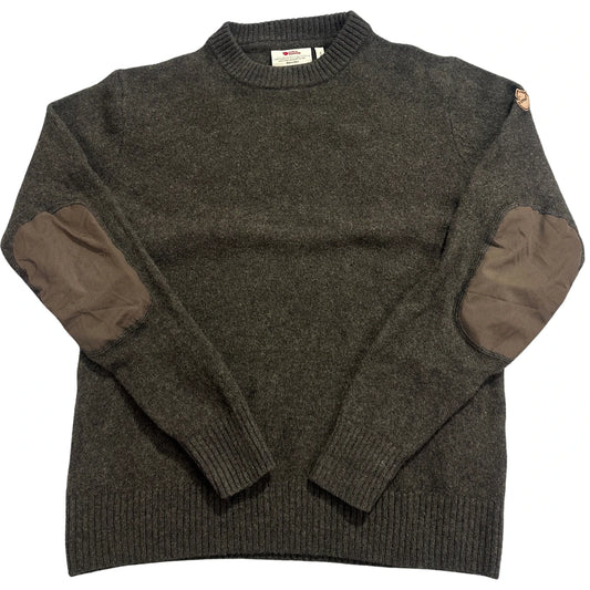 Fjällräven® Brown Övik Wool Crew Sweater-M