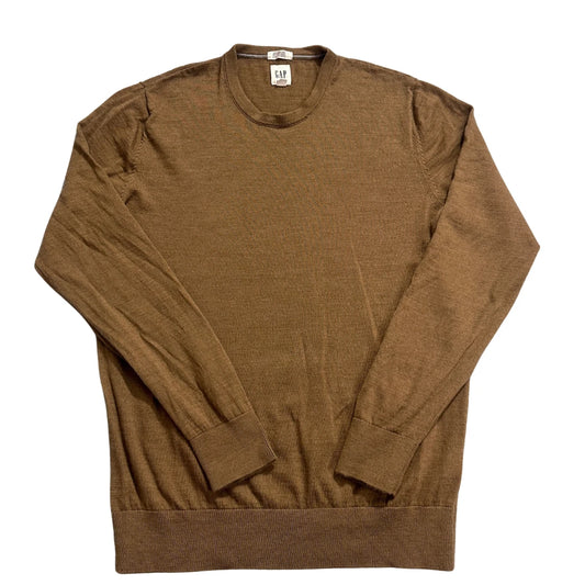GAP® Brown Merino Wool Crew Sweater-S
