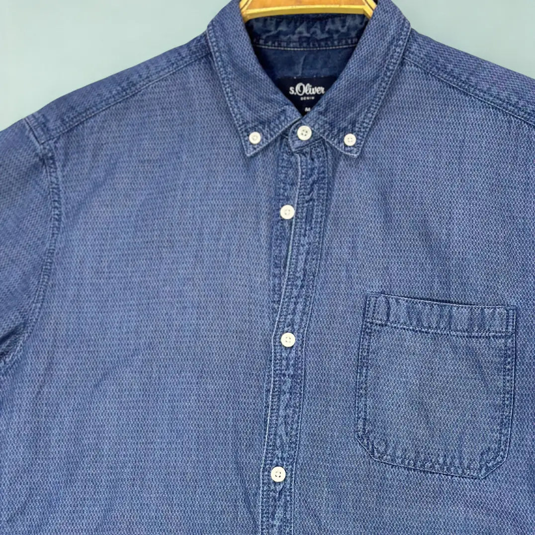 S.OLIVER®. Offering a more interesting alternative to a plain chambray or denim shirt.