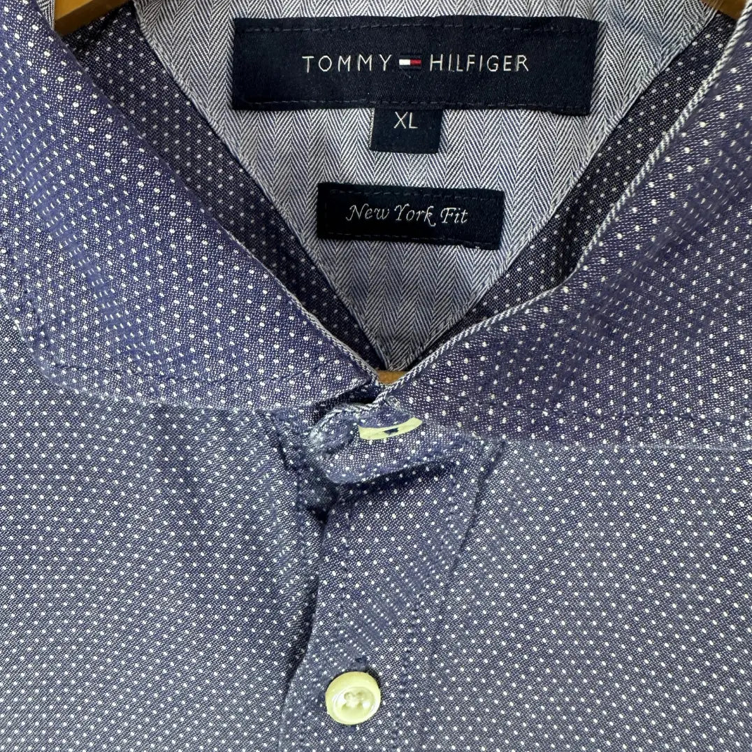 Tommy Hilfiger.® It comes in a handsome shade of dusty blue