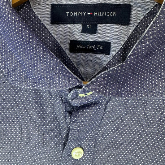 Tommy Hilfiger.® It comes in a handsome shade of dusty blue