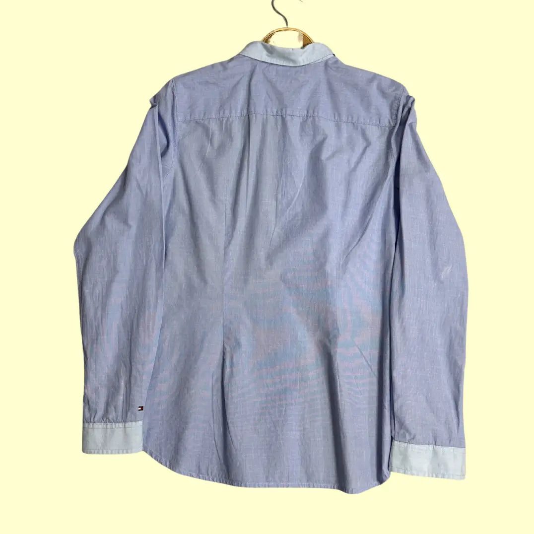 Tommy Hilfiger Fitted Patchwork Colorblock Shirt