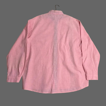 Pink Embroidered Casual Shirt|CHEST 23
