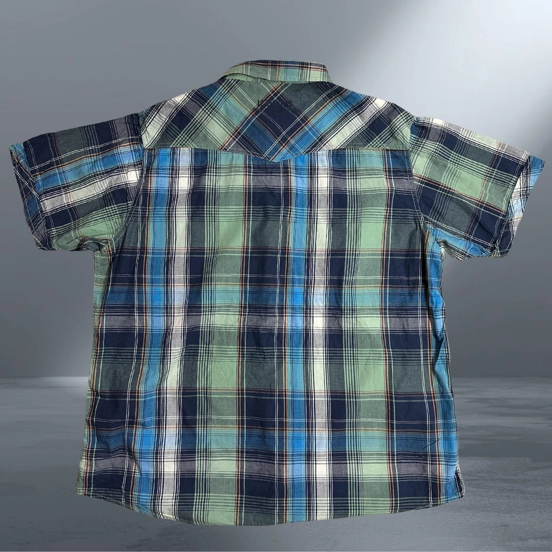 Classic Plaid Casual Shirt for Men |chest 26