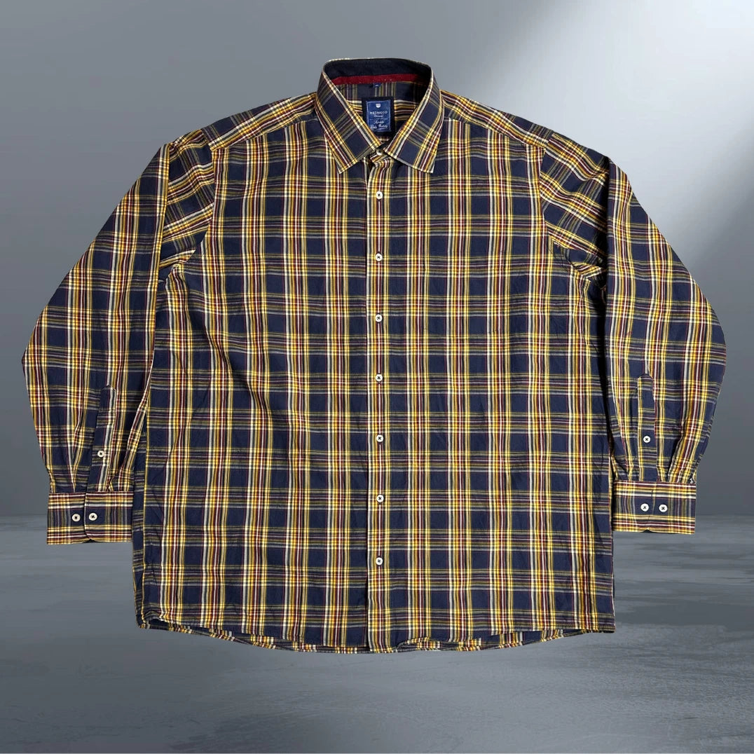Redmond Casual Classic Check Shirt for Men | chest 24