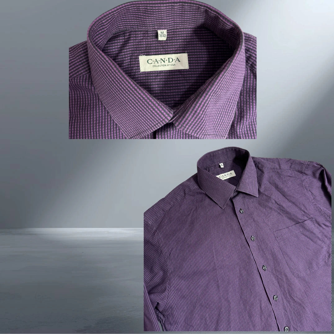 C&A Classic Micro Check Formal Shirt for Men |chest 23