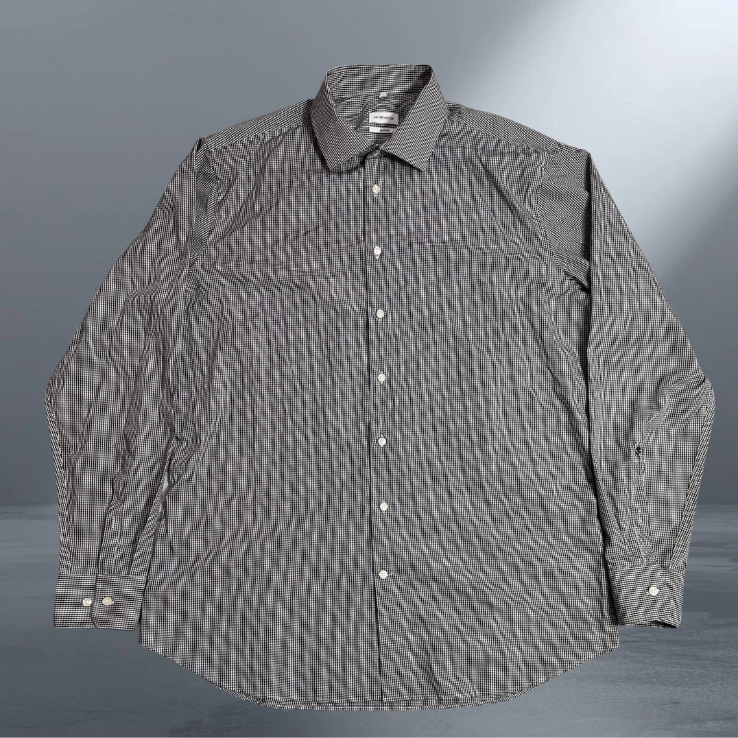 Seidensticker Micro Check Shaped Fit Shirt for Men |chest 23