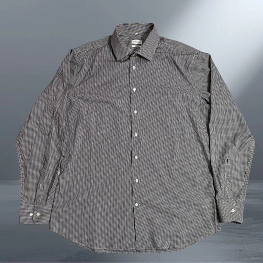Seidensticker Micro Check Shaped Fit Shirt for Men |chest 23